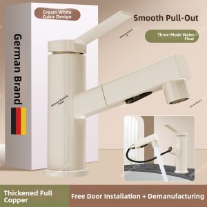YALANDENG | Pull-Out Faucet for Bathroom Basin