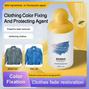 Clothing Color Lock Agent Fabric Conditioner Lock Color Clothes Anti-Fading Discoloration Efficient Prevents Color String Brightening And Refurbishing And Whitening Color Fixing Color Recovery Black Repair Restore Anti-Fading Old Renovation