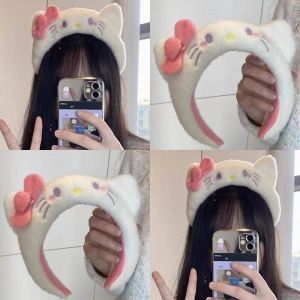 Tooyoo Cute Plush Kitty Face Wash Headband Sweet Photo Hair Accessories Rabbit Headband