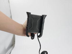 FUNTIMES Wireless Charging Motorcycle Phone Holder Supports Type-C and Micro-USB Phone Universal Pemegang Telefon Peme