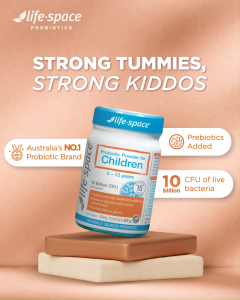 (EXP:2026/02)Life Space Probiotic Powder For Children 3-12 Years 60g