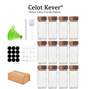 Glass Spice Jar Sealable Moisture Proof