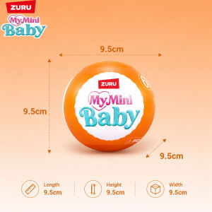 Zuru | ZURU My Mini Baby Pumpkin Patch Series 1 Mystery Capsule Collectible Mini Baby Miniature Doll Surprise Toy 6 Babies Toys