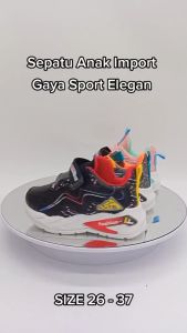 Sepatu Sneakers Anak Laki-Laki & Perempuan Import Model ABC Fashion Bisa COD