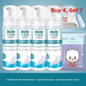MONLEYTA | White Sneaker Cleaning Agent Shoe Wiping Tool No Rinse Cleaner For White And Black Shoes Stain Removal Whitening Yellowing Removal