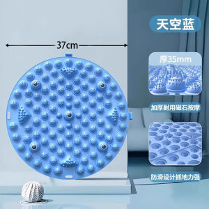 Circular Pressure Board Ultra Slow Running Indoor Foot Massage Mat In-Place Running Foot Pad Massage TPR Fitness Equipment