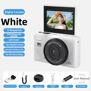 Student Portable HD Tourism Camera Flip Screen