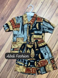 Setelan Baju Dan Celana Anak One Set Anak Bahan Rayon Viscose Import Super Adem Pola Printing