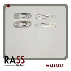 Plat Gantungan Ambalan Untuk Wallshelf Rak Buku Dinding Pigura isi 100