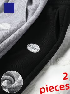 ROMON | Relaxed Cuffed Casual Mens Pants