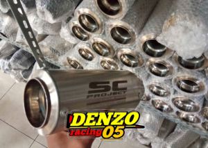 SILINCER SC PROJECT all motor dari110-250cc vixionnew/vixionold/cb150r/sonic/supragtr/satriafu/gsx/mxking/mxold/mio/beat/suprax/shogun/smash/verza/tiger/megapro