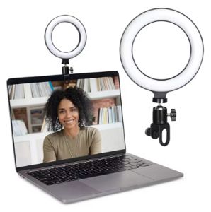 16cm Đèn vòng tròn sạc USB Selfie Đèn LED chụp ảnh điều chỉnh độ sáng vòng ánh sáng chân máy để chụp ảnh trực tiếp Studio đèn khử bóng sống động trang điểm trực tiếp