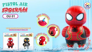 PROMO COD Mainan Figur Pistol Air SpiderMan OU01/Mainan Pistol Air yang Menyenangkan// mainan anak pistol semprot air / mainan pistol air anti bocor/water gun spiderman