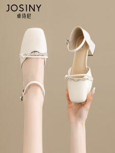 Josiny | Ballet-inspired Fairy-style Heeled Mary Jane Sandals