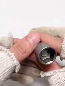 13x65mm Tool Steel Electric Screwdriver Hex Socket High Hardness Magnetic Hex Socket Adapter For Drill Bit Rotating Nut