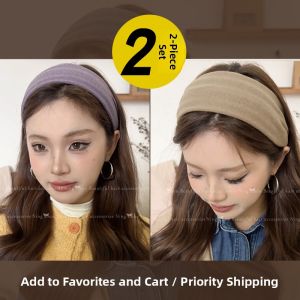 NING ZHOU | Fashion Air Cotton Wide Brim Headband