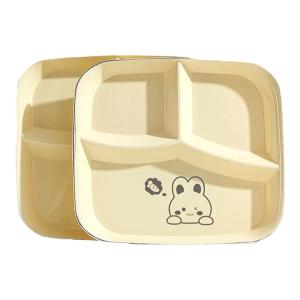 YOULUNMEI | Shatterproof Child Self-Feeding Divided Plate