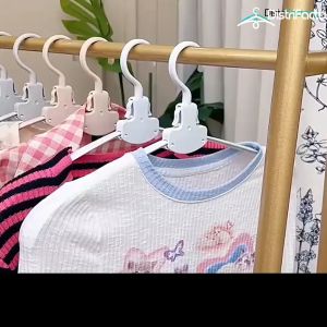 Multi-functional Traceless Home Folding Clothes Hanger Portable Travel Drying Folding Seamless Hanger
