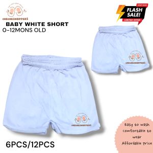 12PCS /6PCS BABY SHORT FOR BABY 0-6 months old / Infant / Newborn Short Set / Bundle for baby for girl or baby boy