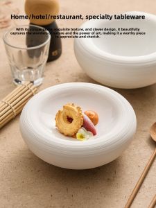 YOGEHOME | Double-layer Insulated Ceramic Plate for Home and Restaurant Use