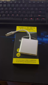 Bộ Chuyển Type-C Sang HDMI + USB 3.0 + Type-C PD 3 in 1 | Hub Type-C HDMI 4K Sạc Nhanh