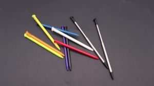 10PCS Touch pen replacement pen for new 3DS game console plastic touch screen pen black white red yellow orange blue