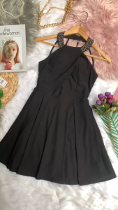 MYDU SALE | Jumpsuit Giả Váy MS 2107 – Yếm Cổ Kết Xoàn Sang Nhẹ