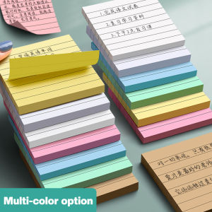 Hami🔥 80 Sheets Lined Sticky Note Colored Memo Pad Student Stationery School Supplies
