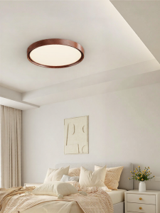 DGY | Retro Walnut Style Modern Ultra-thin Ceiling Light