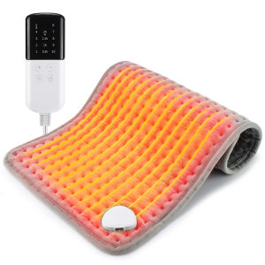 Agdoad | 10 Level Electric Heating Pad Blanket 4 Mode Timer 30X60cm Hot Heated Pad for Abdomen Shoulder Knee Legs Winter Warm Washable