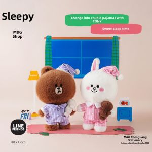 M&G SHOP | Bear Pajama Plush Toy for Girls Birthday Gift