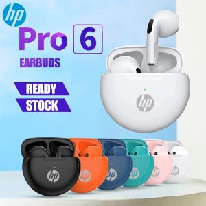 ♥100% sản phẩm gốc + Miễn phí vận chuyển♥Không khí HP Pro 6 TWS không dây Tai nghe kèm mic Fone Tai nghe Bluetooth Tai nghe nhét tai thể thao Pro6 J6 Tai nghe cho Apple iPhone Xiaomi Huawei