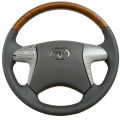 Custom Fit Leather Steering Wheel Cover for Toyota Camry 6th Gen Hand Sewn Full Or Semi Wrap Car Specific Design All Seasons. 
