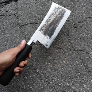 Pisau Cincang Daging Super Tajam Pisau Cacah Tulang Kambing Pisau Baja Per Asli Pande