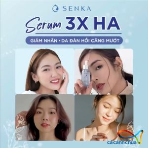 Serum Cấp Ẩm Chuyên Sâu và Cải Thiện Nếp Nhăn Senka Deep Moist 3X HA Serum 30ml - Nhật Bản