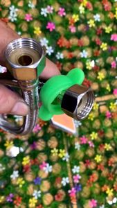 Dây cấp nước inox KAG-DCI401 dài 40cm ren D21 dây dẫn nước áp cao chịu nhiệt tốt đến 90 độ