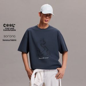 Jack Jones | Cartoon Animal Print Loose Pique Summer Tshirt
