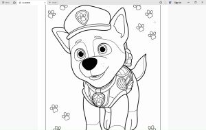 [PDF] 30 Cute Paw Patrol Kids Printable Colouring Coloring Pages Aktiviti Mewarna Kanak Kanak pdf