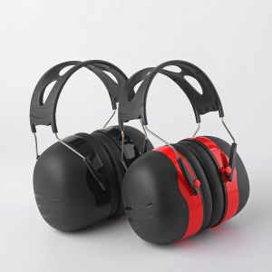 Adjustable Hearing Protector Earmuffs Noise Reduction for Construction Shooting Woodwork Multi Scene Use Comfort Lightweight