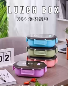 304 Stainless Inner Insulation Bento Box Student Officer Lunch Box Stainless Food Storage Box Comparment Lunch Box
