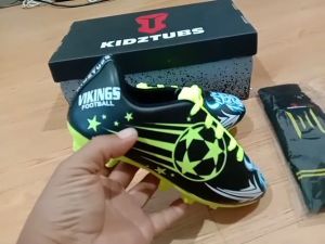 Paket Komplit Sepatu Bola KIDZTUBS Anak Usia 6-10 Tahun