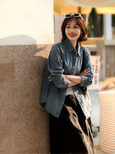 Retro Simple Washed Denim Jacket