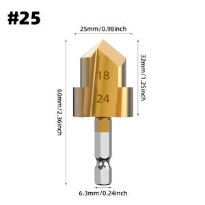 HUHAO | HUHAO PPR Lifting Drill Bit 20/25/32mm Hex Shank Hole Opener Core Drill Bits for Water Pipe Reaming Drilling Tool Stepped Drill