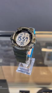 CASIO นาฬิกาดิจิตอล รุ่น AE-1500WHX-3AV วัสดุเรซิ่น สีเขียว คาสิโอ