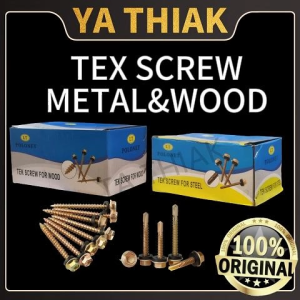TEX SCREW for METAL & WOOD – Per Box – Assorted Sizes (25mm–65mm) Self Drilling Screws