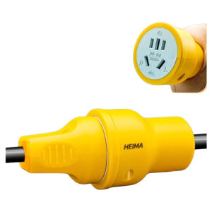 ปลั๊กสามขาความจุสูง 6000W สำหรับใช้ในบ้าน ป้องกันการรั่วไหล ปลั๊กสามขาสำหรับเชื่อมต่อ อุปกรณ์ไฟฟ้า