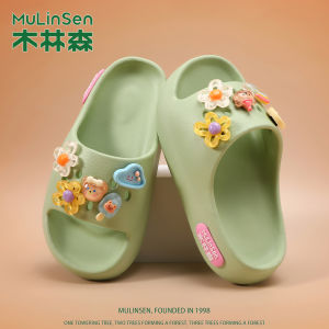 Princess Style Outdoor Slip-resistant Soft-soled Childrens Sandals Home Comfortable Cute Girls Slippers Woodlinse Brand