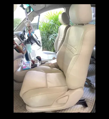 หุ้มเบาะรถยนต์ Toyota Fortuner 2005-2015 (คู่หน้า) หุ้มเบาะรถ โตโยต้า ฟอร์จูนเนอร์ ตัวเก่า ตัดตรงรุ่น หุ้มเบาะหนัง เต็มตัว แบบสวมทับ เบาะtoyota