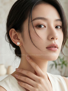 PINK EMPRESS | Simple Grace Pain-free Pearl-replica Coil Ear Cuff Earrings for Women