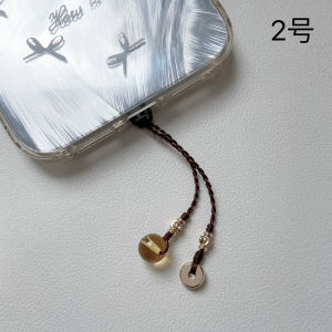 Exquisite New Chinese Style Mobile Phone Chain Pendant Couple Keychain Alloy U Disk Bag Decorative Hanging Ornament